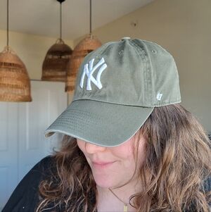 Classic NY Yankees 47 Brand Olive Cap